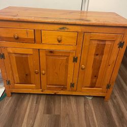 🪵 Wooden Storage Cabinet – For Sale! 🪵