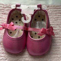 Pink Pair Baby Shoes 