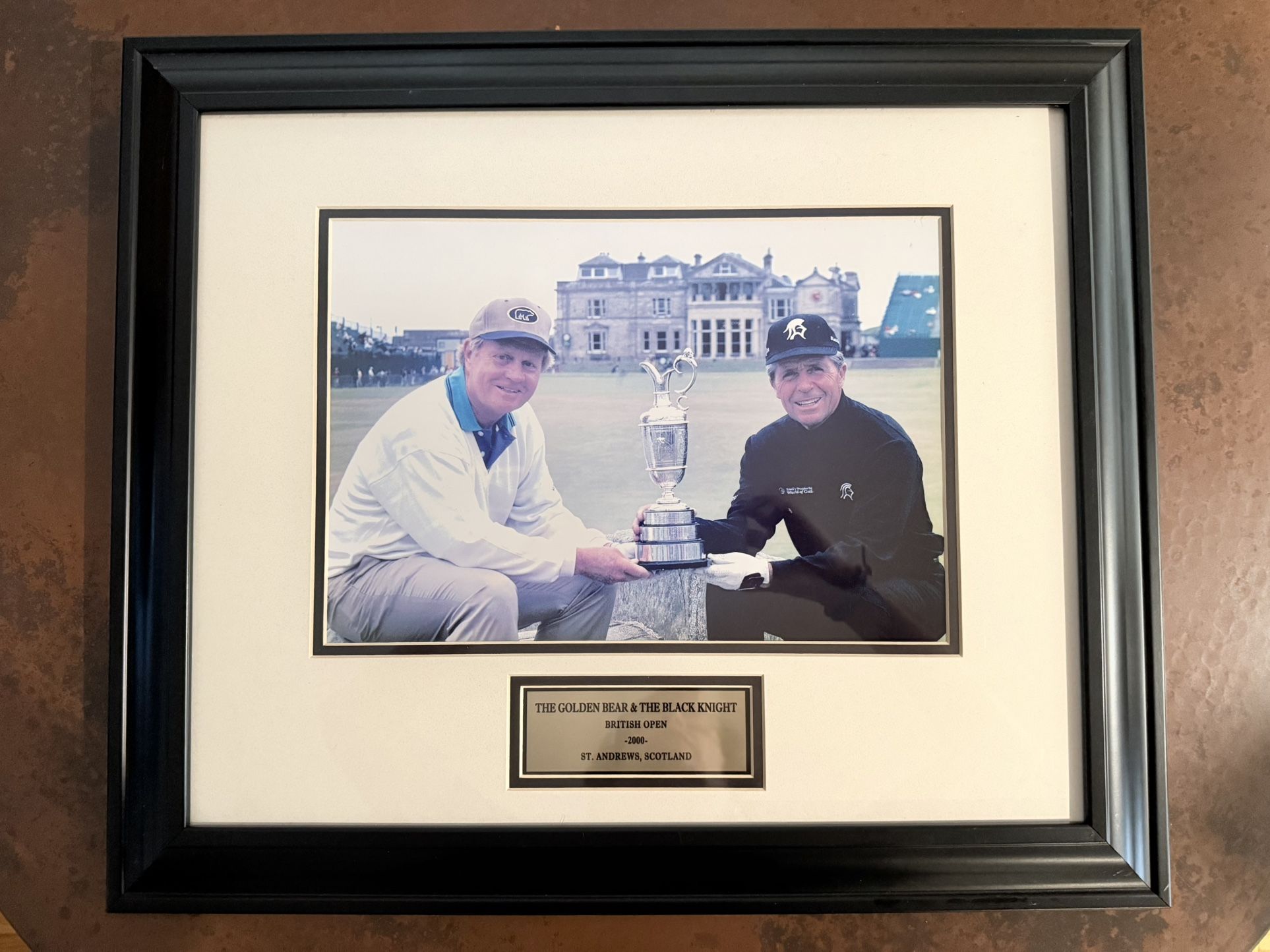 Framed Tribute To Legends - The Golden Bear & Black Knight