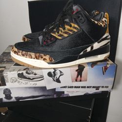 Air Jordan 3 Retro Animal Instinct Men Size 10 W/Box