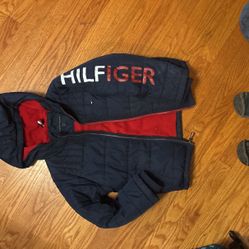 Tommy Hilfiger boys' fleece-lined hooded  jacket