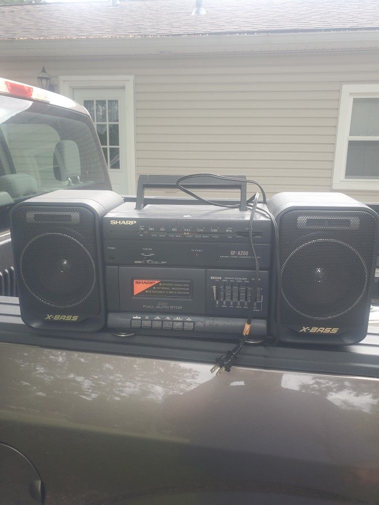 Sharp GF-A200 Stereo/ Boom Box