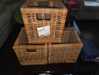 Brana 3 piece Basket Set. Pick up in Garland 75042 by appointment.