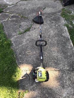 Ryobi 4 cycle straight shaft trimmer weed wacker