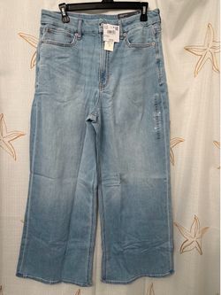 American Eagle barrel jeans size 12 new