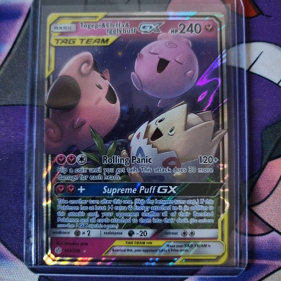 Pokemon- Togepi Cleffa Igglypuff GX