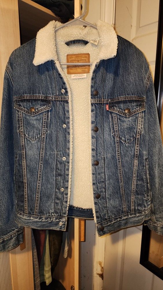 Mens Levis Sherpa Jacket (Small)