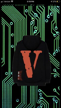 Sz. Large and x-large vlone hoodie off white