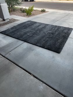 Dark Grey Luxury Shag Rug - Drexel Heritage 8x10