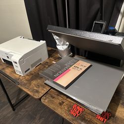 Vinyl printer and heat presser
