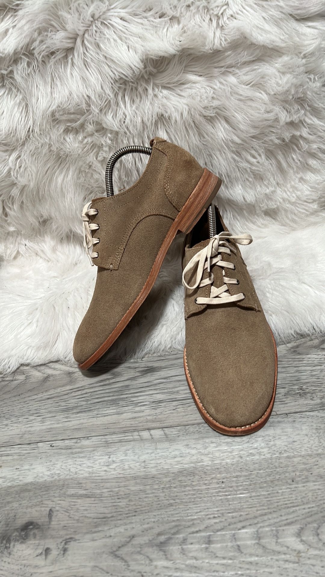 Cole Haan C29705 Mens Feathercraft Grand Oxfords Tan Beige  display picture 1