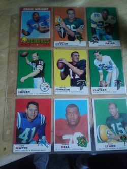 1969 Football Cards 