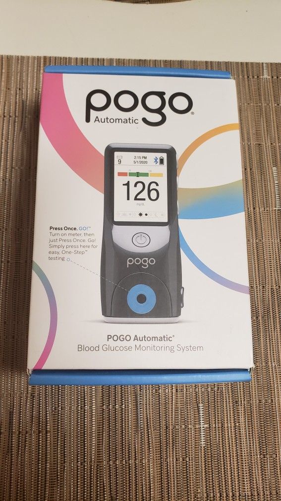 Pogo Automatic Blood Glucose Monitoring System BluetoothÂ
