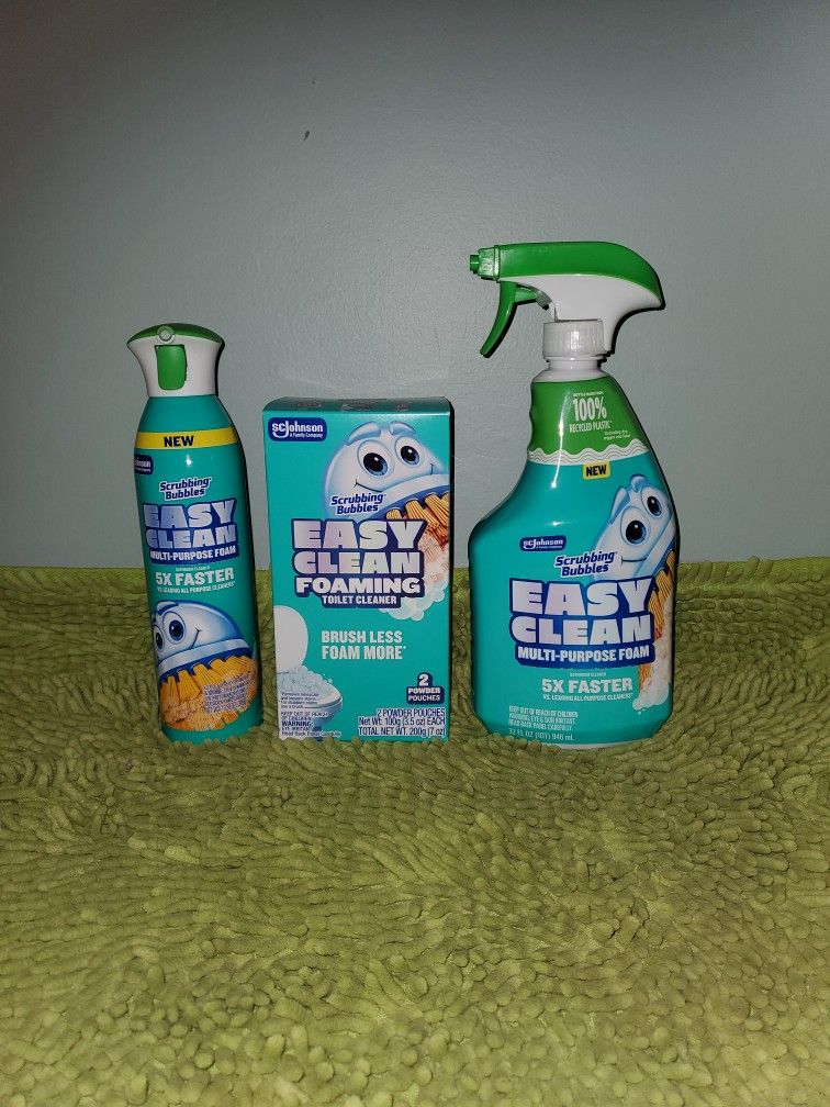 3 Scrubbing Bubbles Easy Clean