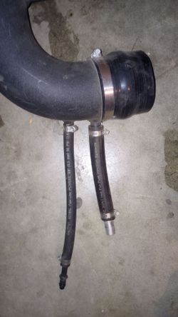 Intake Hose with PCV and Vacuum Lines