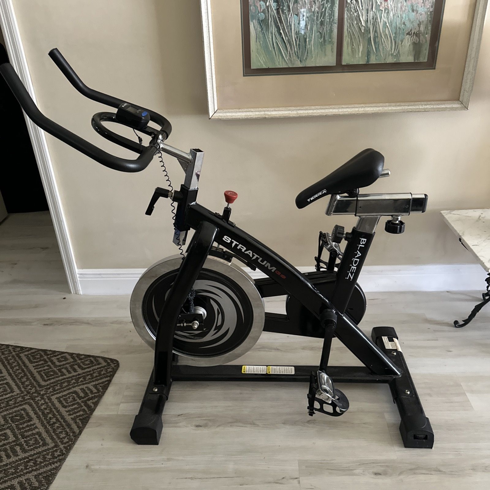 The Bladez Stratum exercise bike / stationary bicycle 