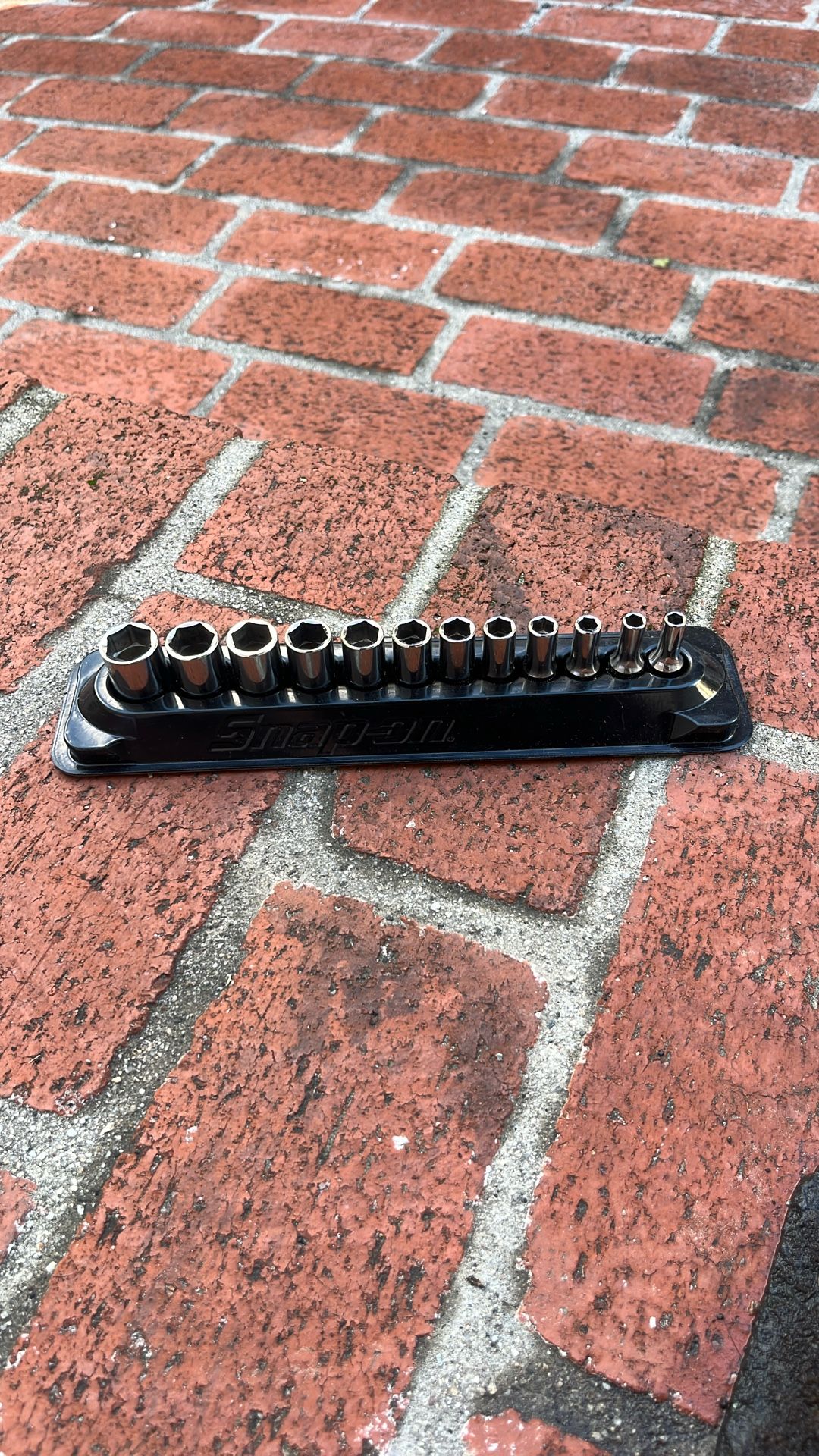 Snap On 1/4” Semi Deep Socket Set 5-15mm