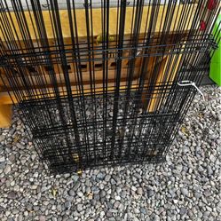 Dog Play Pen. Details Of Dimensions In Photo