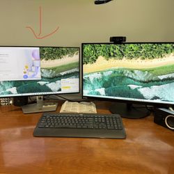 23 INCH MONITOR | get Logitech Keyboard And Mouse 