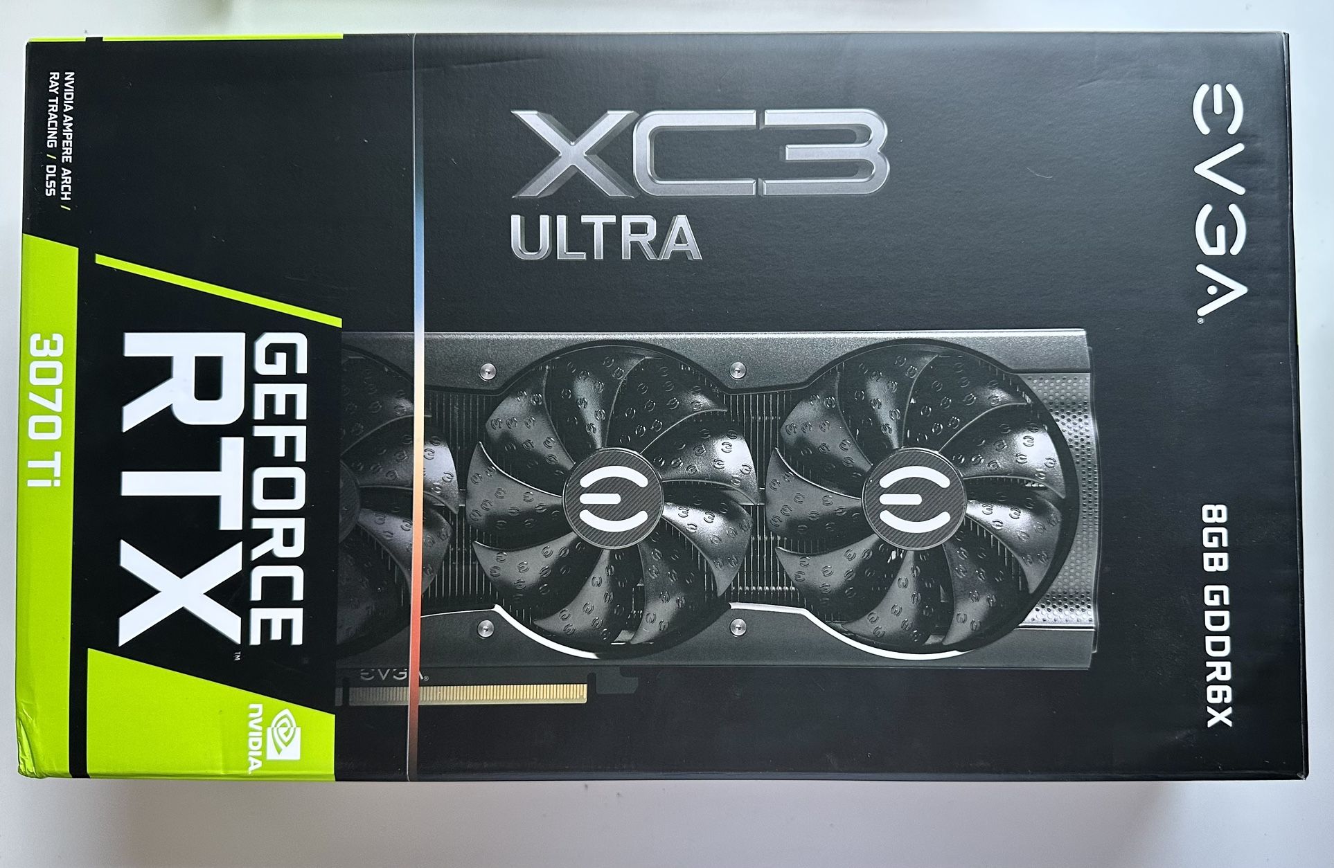 Carte Graphique EVGA 3070 Ti – 8 Go – NVIDIA – HDMI, DisplayPort, DVI – Occasion