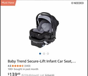 Fresh Out the Box! Baby trend infant car seat