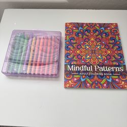 Adult Coloring Set - Markers - Coloring Book - Never Been Used