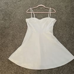 White Flowy Cute Dress