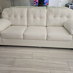 Donlen White Queen Sofa Sleeper