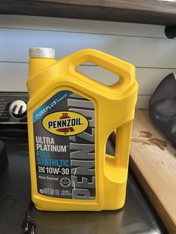 Pennzoil 10w30 Ultra Platinum Synthetic 5qt. 