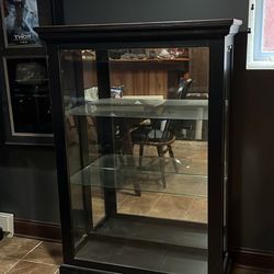 Wood and Glass Display Cabinets