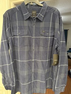 RVCA new Long Sleeve Button Up