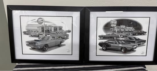 Classic Cars signed by Thom