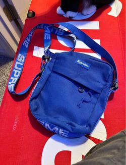 Supreme Blue Crossbody Bag Streetwear Shoulder Bag