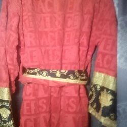 Versace XL Red Robe 100% Athentic 