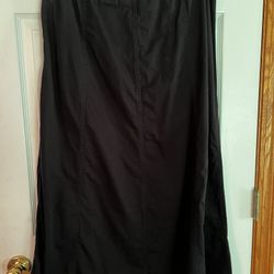 Black Denim Skirt Size 20