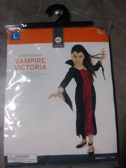 Vampire Costume girls size L