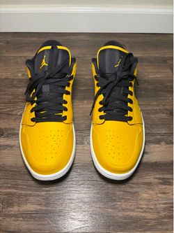 Size 12 - Air Jordan 1 Low University Gold Black