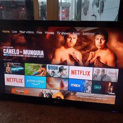55" LG TV WITH AMAZON FIRE STICK 