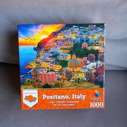 Majestic Puzzle  "POSITANO ITALY"  1000 Piece - COMPLETE