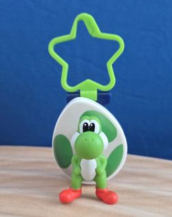 2026 McDonald's Super Mario Galaxy Yoshi Keychain Clip-On