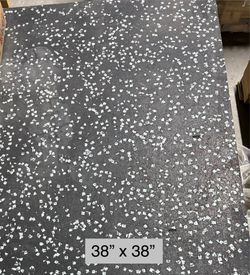 38” x 38” Rubber flooring 1/2” thick 30 pieces 300 square feet