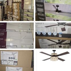 Ceiling Fans) Tengo Abanicos  Nuevos De Todos Preciosos A Solo $79 -$85