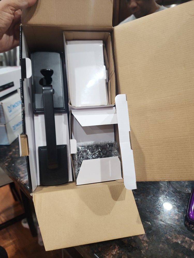 Delaney Visconti Matte Black Front Door Modern Handle