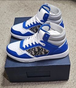 Dior B27 High Top Sneaker Men Brand New - Blue - size 9 US 42 EU.