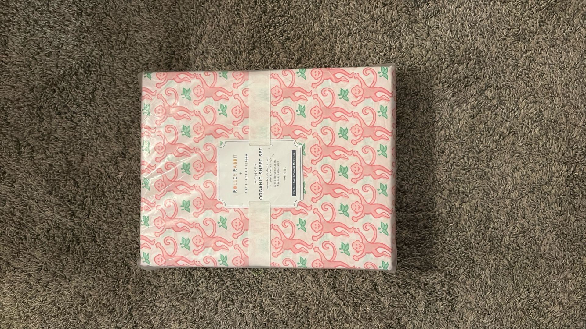 Roller Rabbit, Pottery barn Teen, Sheet Set,size Twin