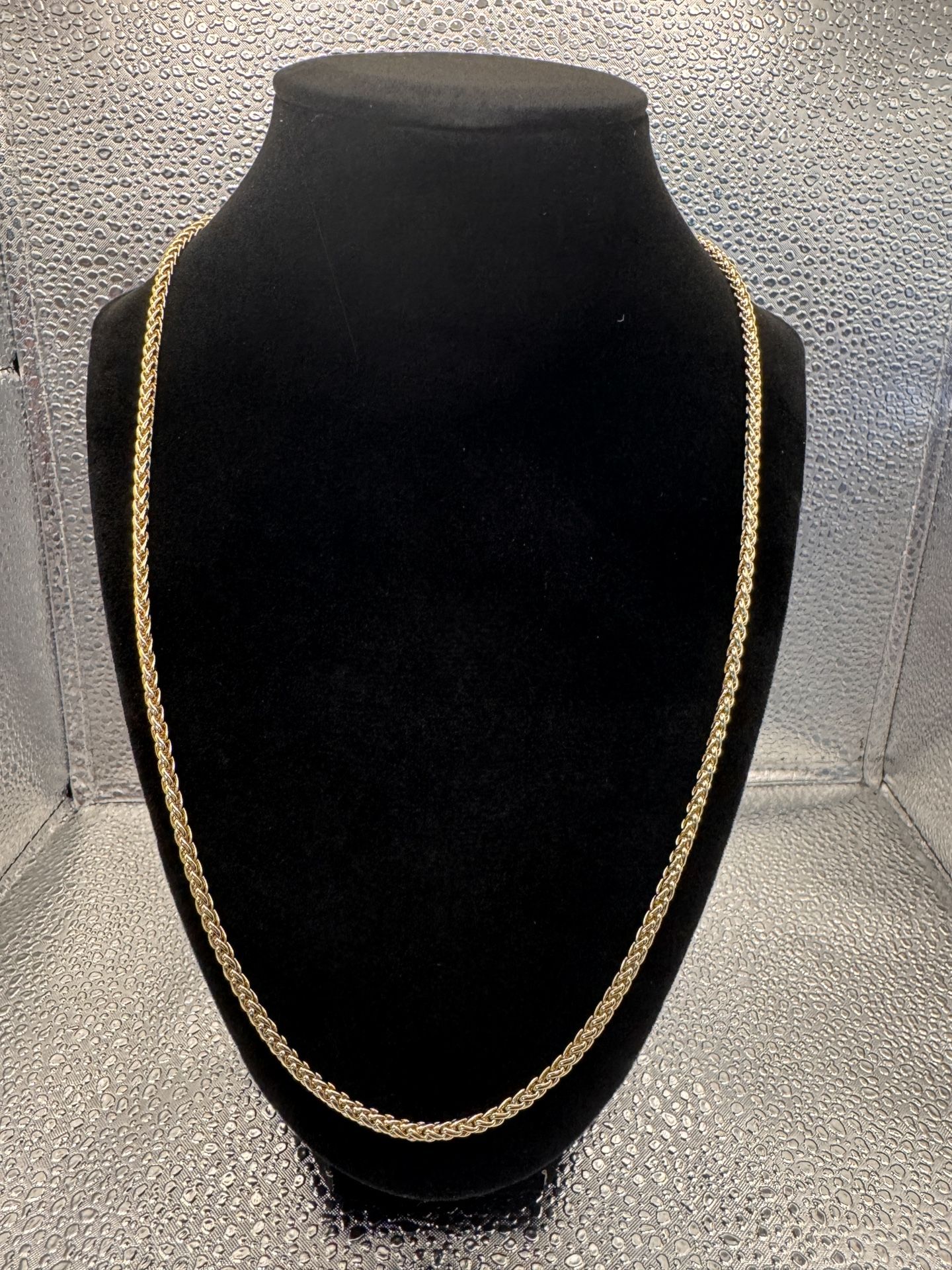 14k Gold Filled Bano De Oro 22 In Franco Chain