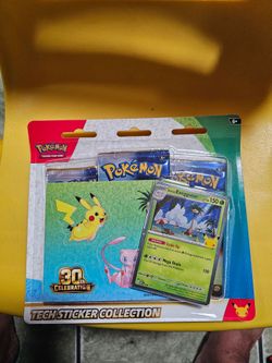 Pokemon 30th celebration tech sticker collection alolan exeggutor