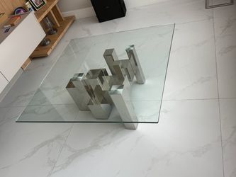 42 inch glass coffee table