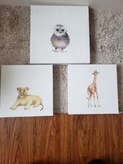 Kids Animal Wall Art
