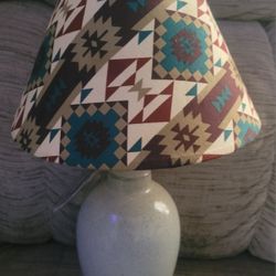 Custom Covered Lamp and Shade